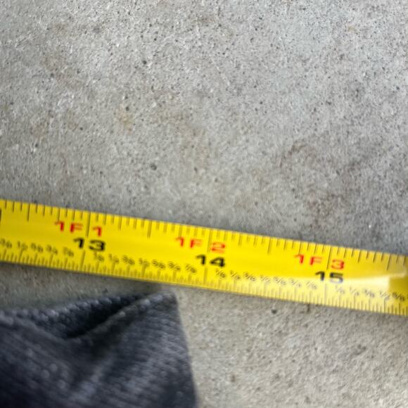 vintage 90s Womens 28" LL‎ BEAN blanket lined lee cutoff short shorts black - Picture 8 of 9